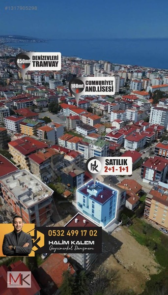 Deniz Manzaralı Cam Balkonlu Geniş Muhteşem Satılık 1+1 — fotoğraf 3