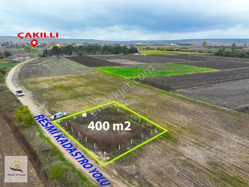Vize Çakıllı Yerleşime Yakın Resmi Yola Cephe 400m Etraf Çevrili — fotoğraf 3