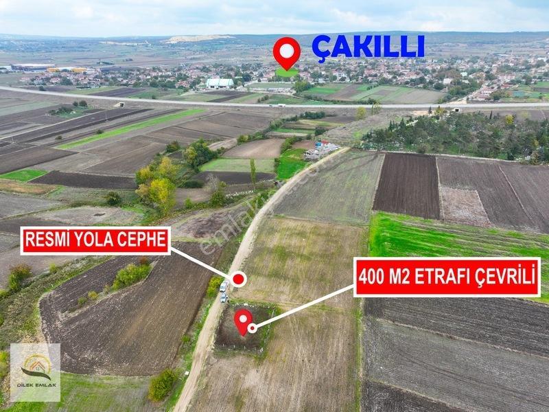 Vize Çakıllı Yerleşime Yakın Resmi Yola Cephe 400m Etraf Çevrili — fotoğraf 4