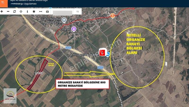 Vize Çakıllı Yerleşime Yakın Resmi Yola Cephe 400m Etraf Çevrili — fotoğraf 5