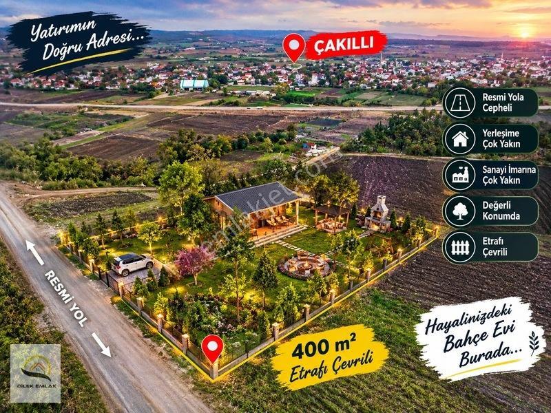 Vize Çakıllı Yerleşime Yakın Resmi Yola Cephe 400m Etraf Çevrili — fotoğraf 14