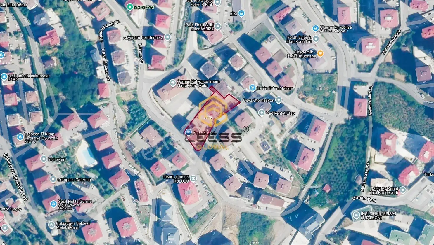 Trabzon Çukurçayır Vadikent Sitesinde Satılık 3+1 Daire — fotoğraf 2