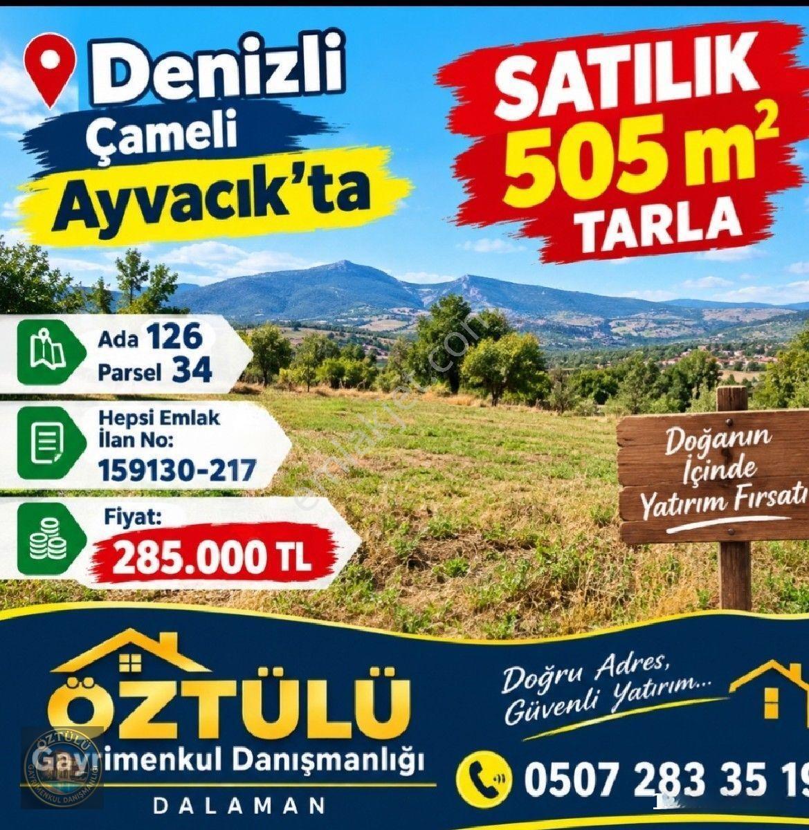 Ayvacık Yaylasında Satılık 505 M2