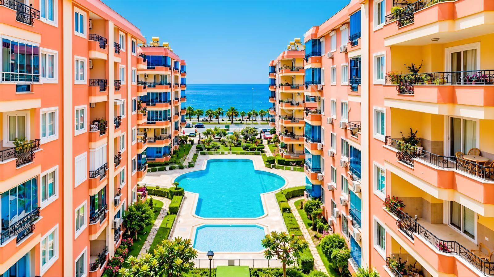 Alanya Mahmutlar 2+1 105m2 Eşyalı Havuz,asansör, Denize Sıfırrrr — fotoğraf 8