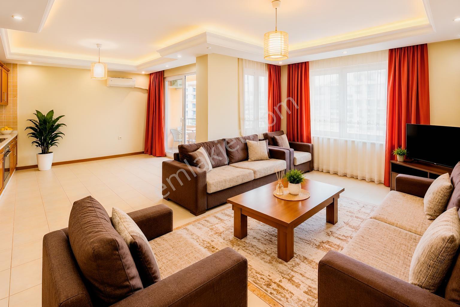 Alanya Mahmutlar 2+1 105m2 Eşyalı Havuz,asansör, Denize Sıfırrrr — fotoğraf 11