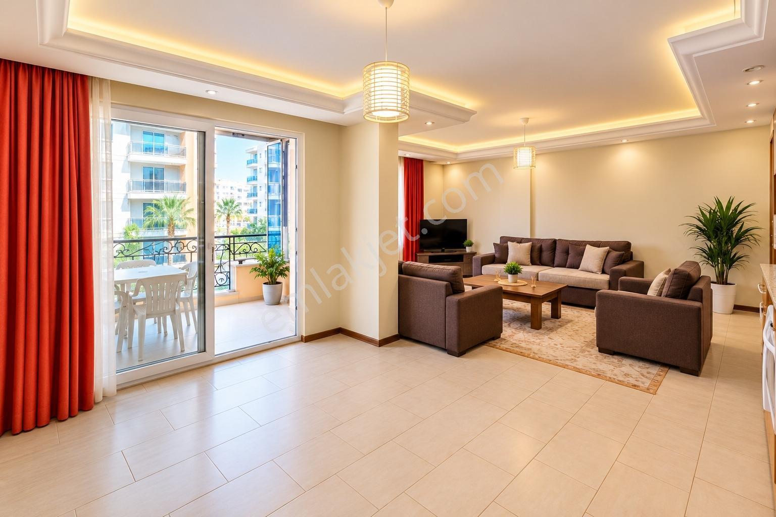 Alanya Mahmutlar 2+1 105m2 Eşyalı Havuz,asansör, Denize Sıfırrrr — fotoğraf 14