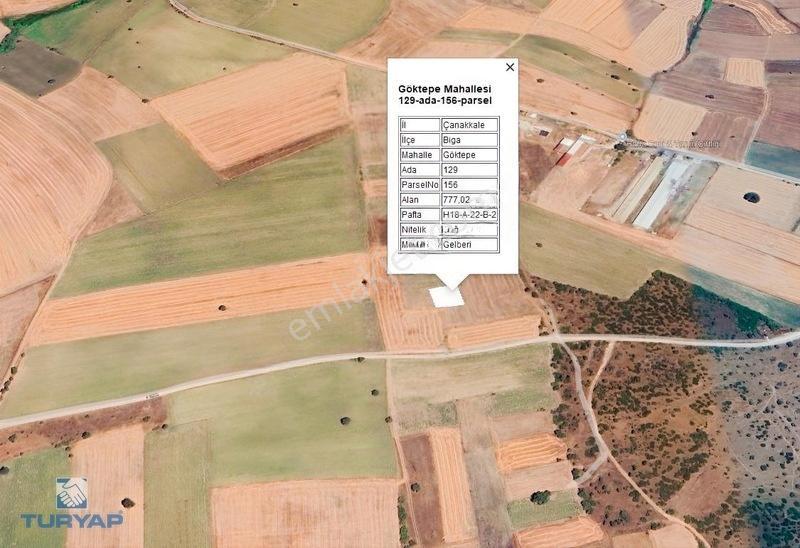 Çanakkale Biga Göktepe Köyünde Satılık 777 M² Bağ — fotoğraf 6