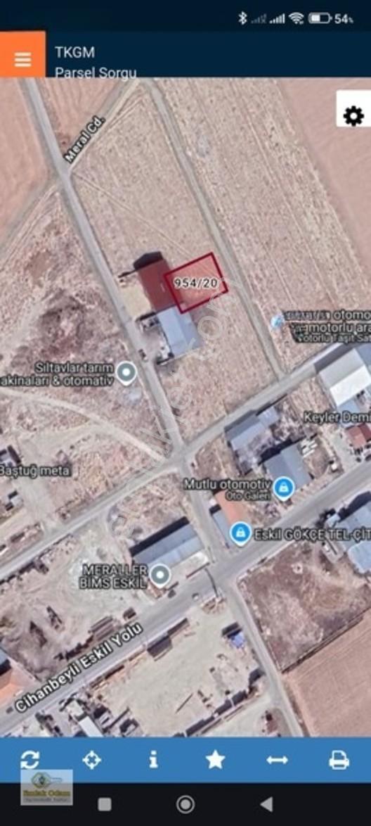 Emlak Odam'Dan Eskil Merkez'De Satılık Arsa 547 M²
