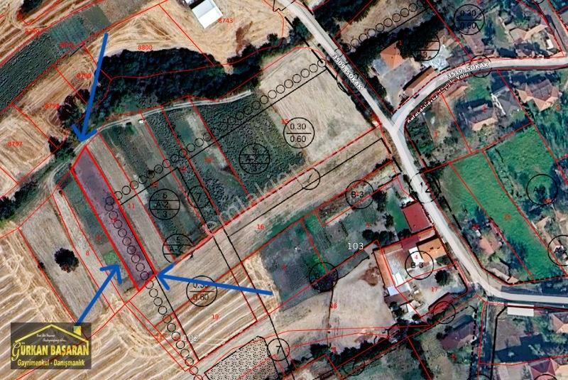 Karacaklavuz'da İmara Komşu Kadastral Yollu 1.103 M² Tarla — fotoğraf 10