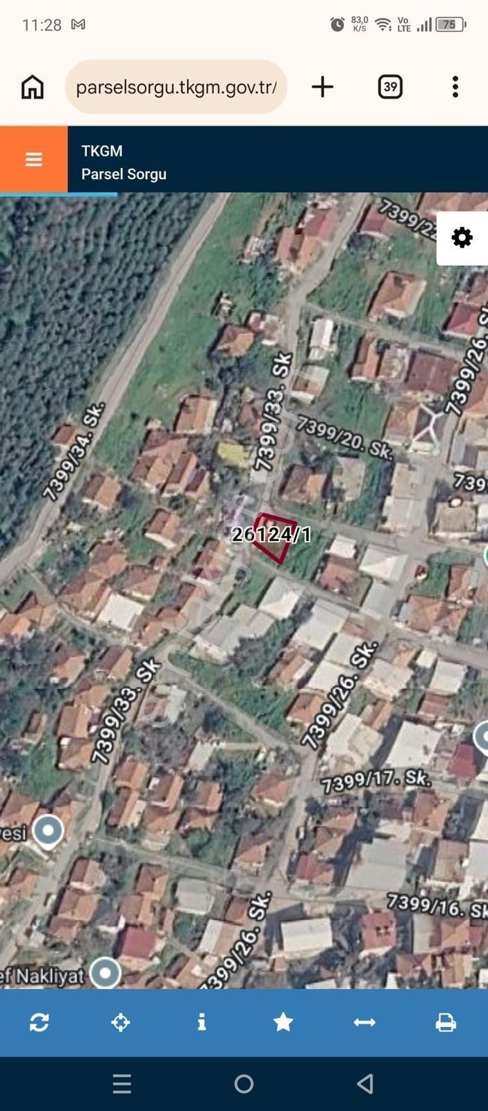 Bayraklı Onur Mah. İmara Yakın 3 Cephe Köşe Parsel Arsa