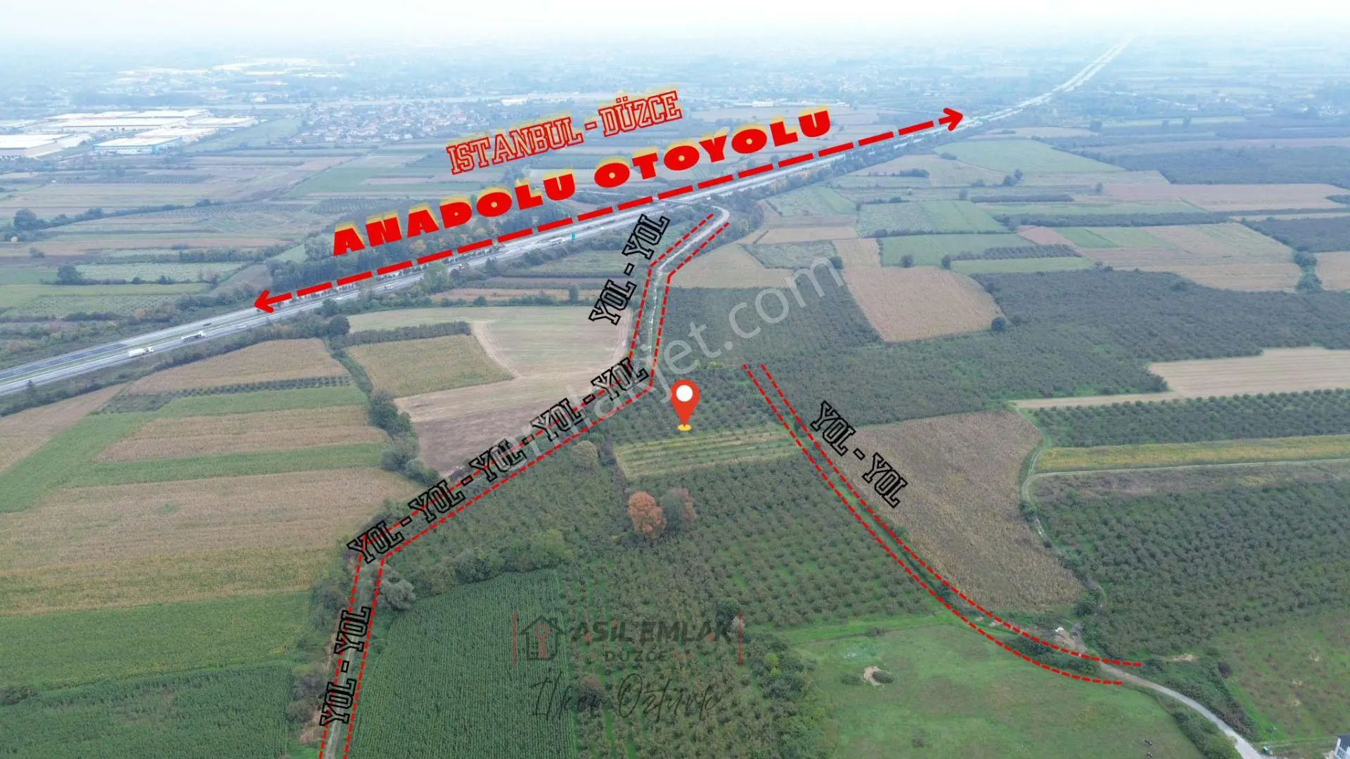 Asil Emlak | Yayakbaşı Köyünde 8000m2 Satılık Hisseli Tarla — fotoğraf 5