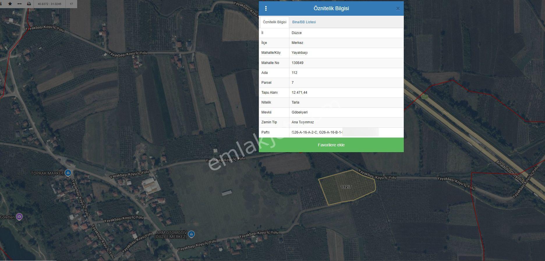 Asil Emlak | Yayakbaşı Köyünde 8000m2 Satılık Hisseli Tarla — fotoğraf 9