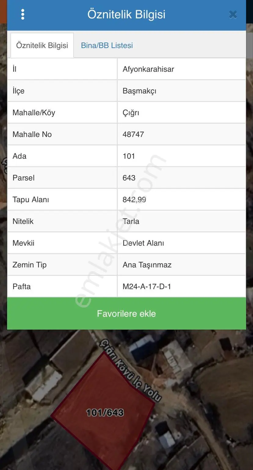 Balcity - Afyonkarahisar | Başmakçı | Çığrı Mah. Tek Tapu Fırsat 842 M2 Arsa — fotoğraf 2