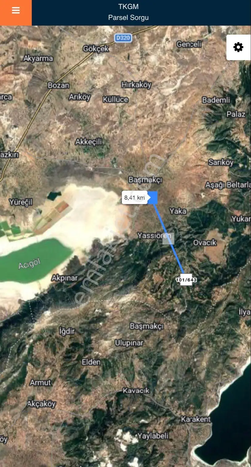 Balcity - Afyonkarahisar | Başmakçı | Çığrı Mah. Tek Tapu Fırsat 842 M2 Arsa — fotoğraf 3