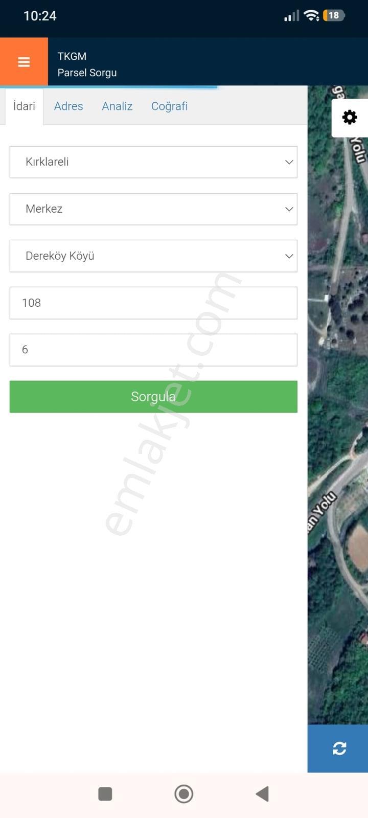 Kırklareli Dereköyde Fırsat Satılık İki Yan Yana Bahçe