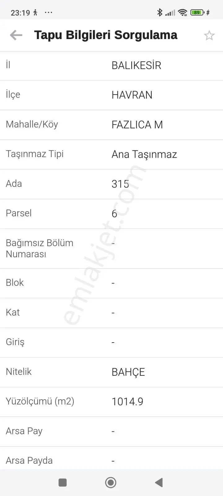 Denizden Havranda Satılık Yola Cephe Yatırımlık 1.014 M2 Bahçe. — fotoğraf 6