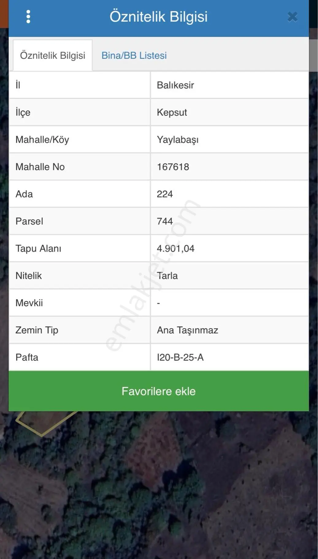 Balcity - Kepsut Yaylabaşın'da Resmi Yola Cepheli Satılık 4.901 M² Tarla — fotoğraf 2