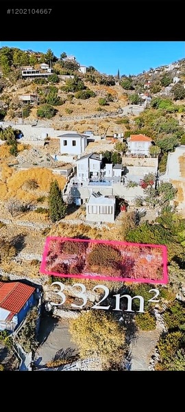 Marmaris Sögüt Te 332 M2 Deniz Manzaralı Yatırıma Uygun Tarla — fotoğraf 11