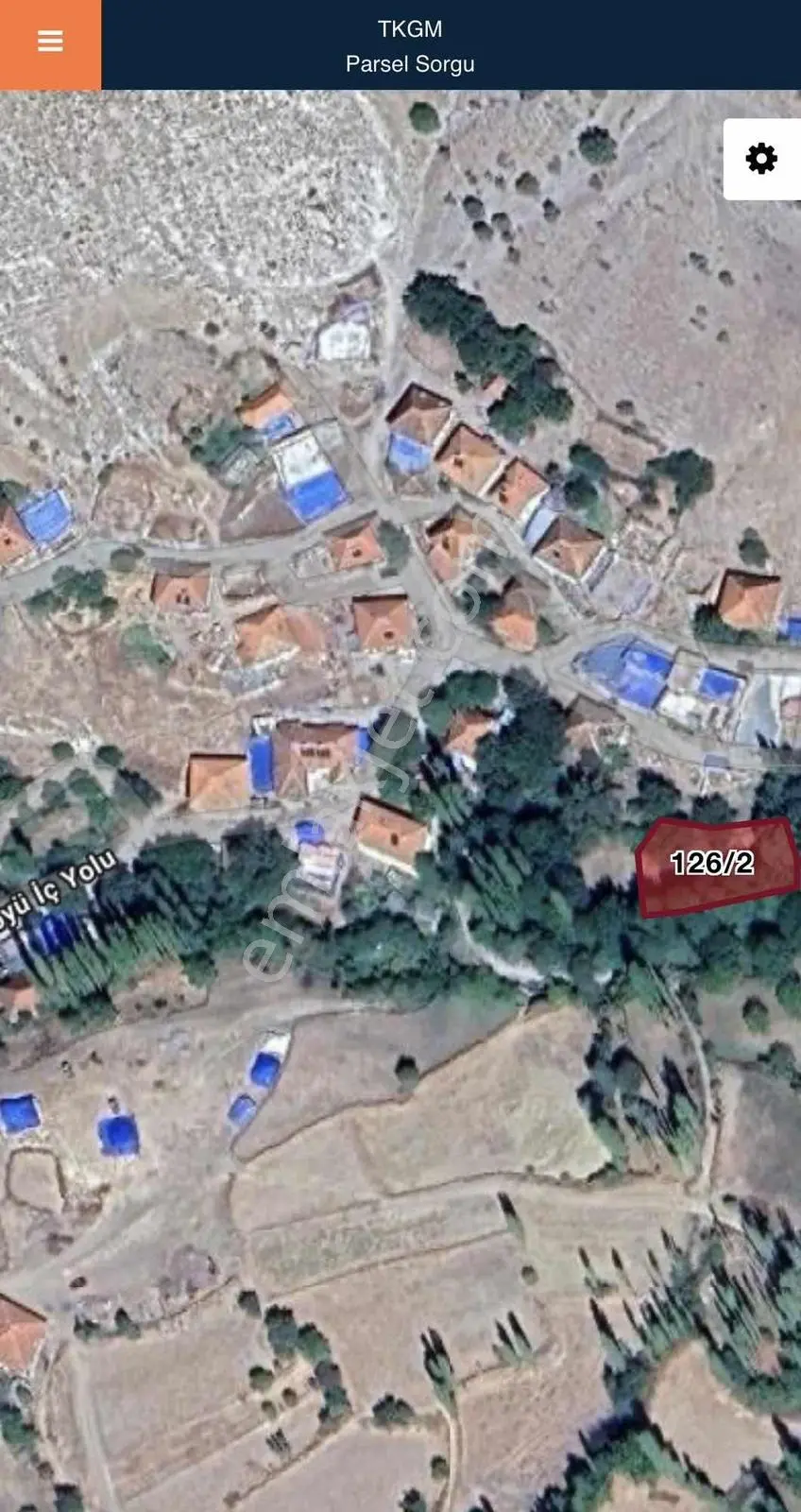 Balcity-Afyonkarahisar, Hocalar, Akçadere 633 M2 Köy İçi Bahçe