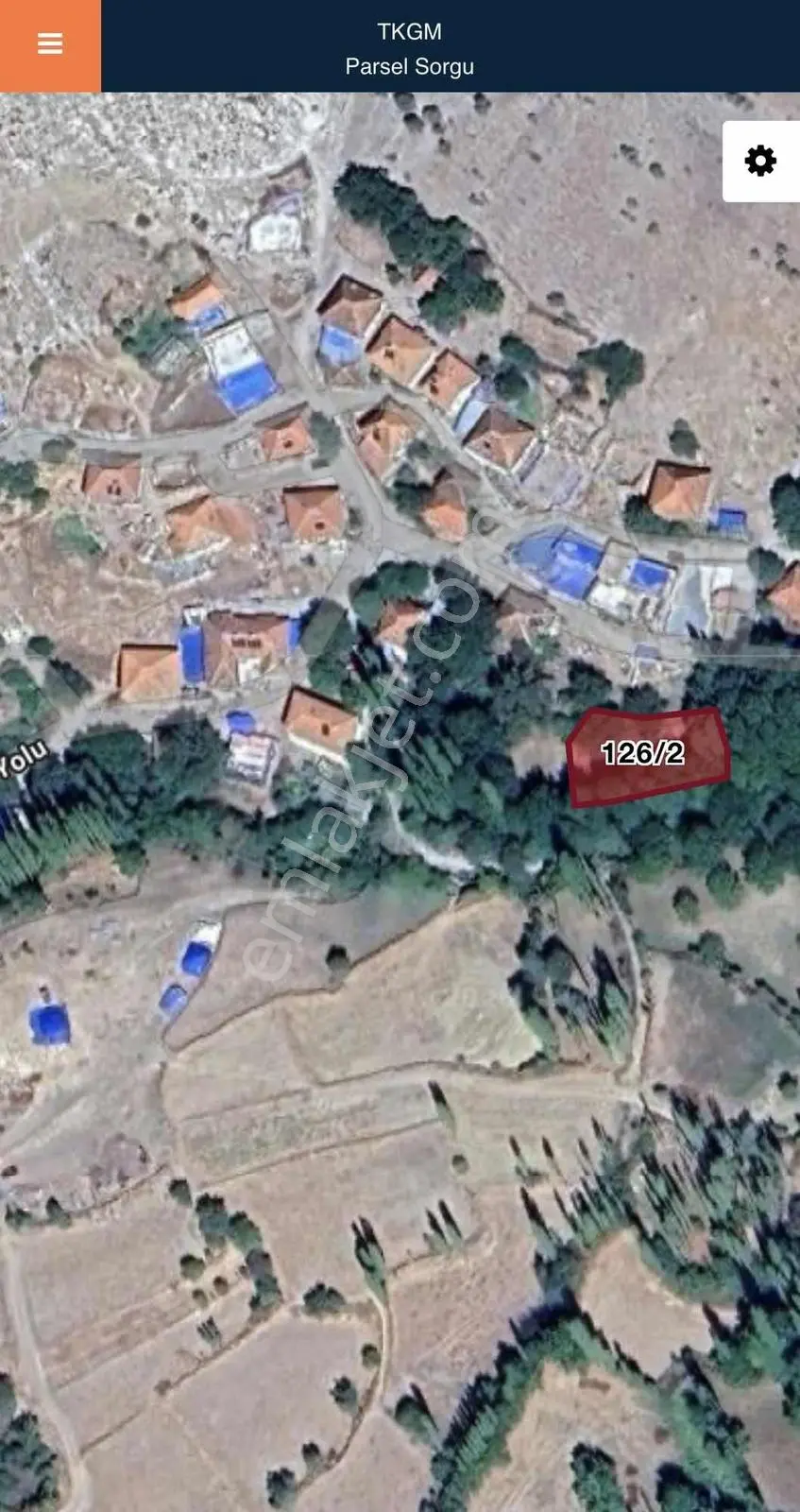 Balcity-afyonkarahisar, Hocalar, Akçadere 633 M2 Köy İçi Bahçe — fotoğraf 2