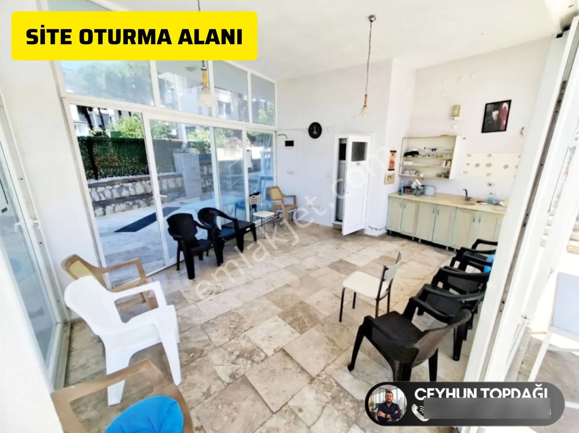 Didim'de Satılık Havuzlu Sitede 1+1 Ön Cephe Havuz Manzaralı Daire — fotoğraf 3