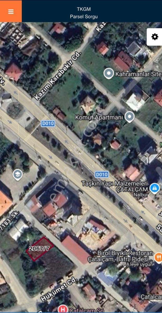 Çatalçam Da Denize 500 M 323 M2 4 Kat İmarlı Arsa — fotoğraf 3