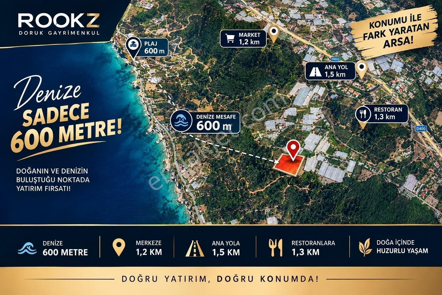 Alanya Uğrakta Fırsat Fiyatlı Tarla! Yatırımcısına Özel 8408M2