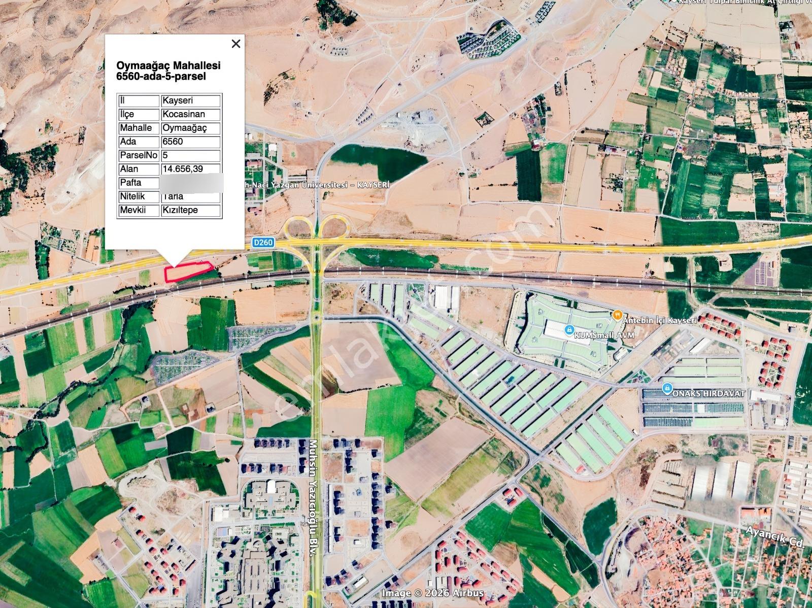 Oymaağaç'ta Ticari İmar Alanı İçerisinde Satılık 14.656m2 Tarla! — fotoğraf 4