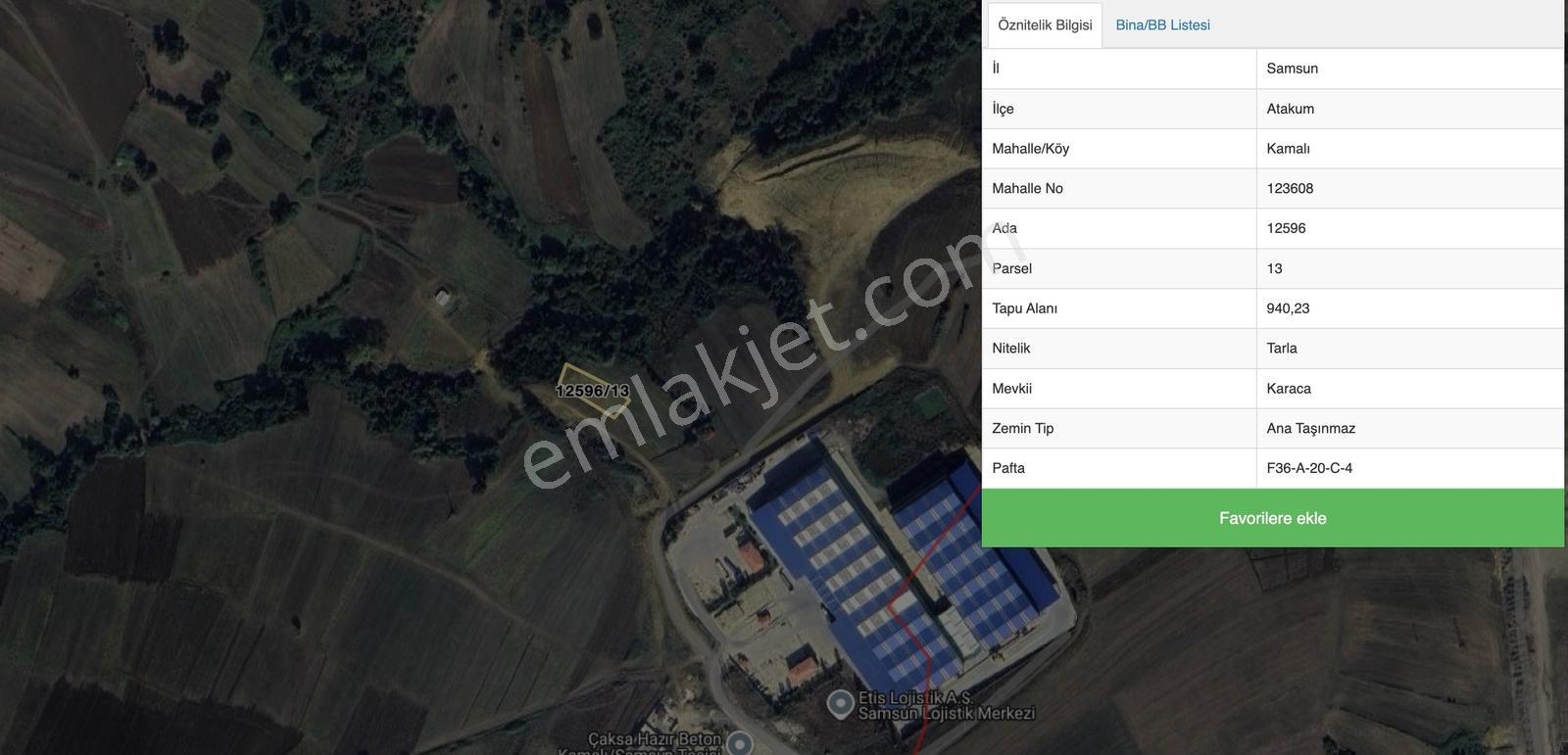 Re/max Semra Akkaya'dan Atakum Kamalı'da 329 M2 Satılık Arsa — fotoğraf 3