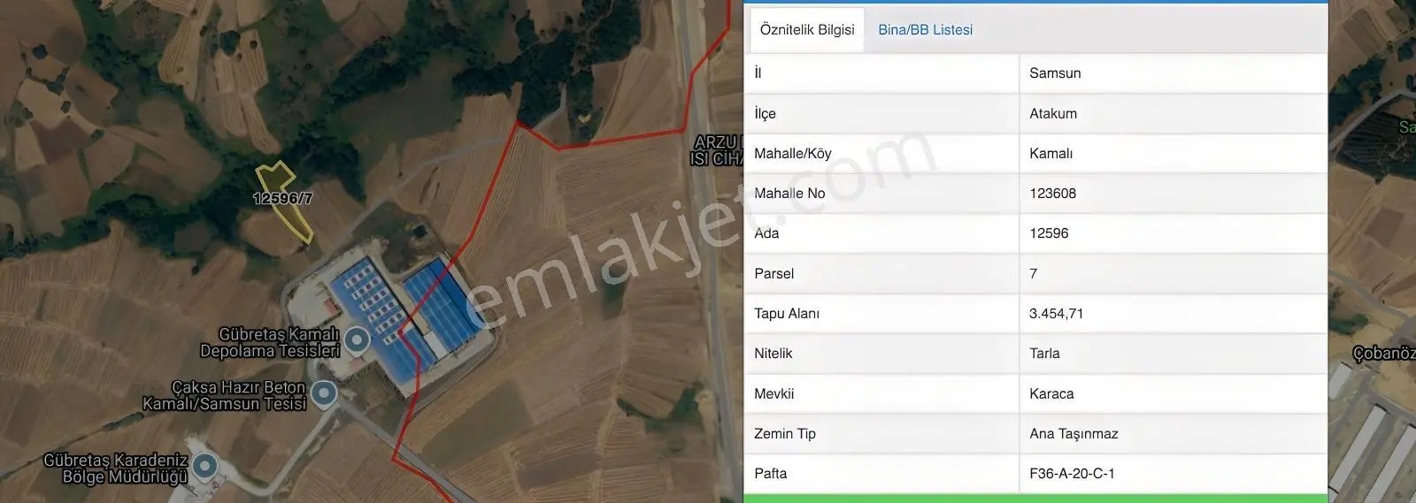 Re/max Modern'den Kamalı'da 1211 M2 Satılık Tarla — fotoğraf 4