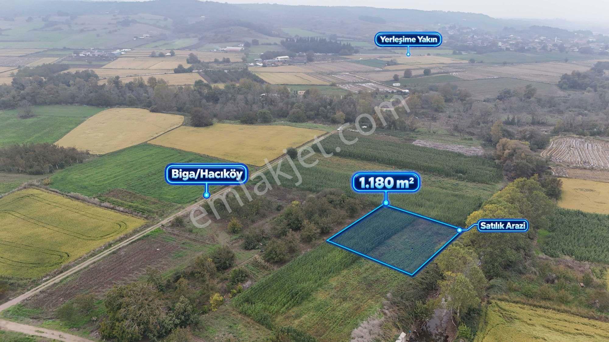 Biga Hacıköy’de 1.180 M² Satılık Fırsat Arazi — fotoğraf 2