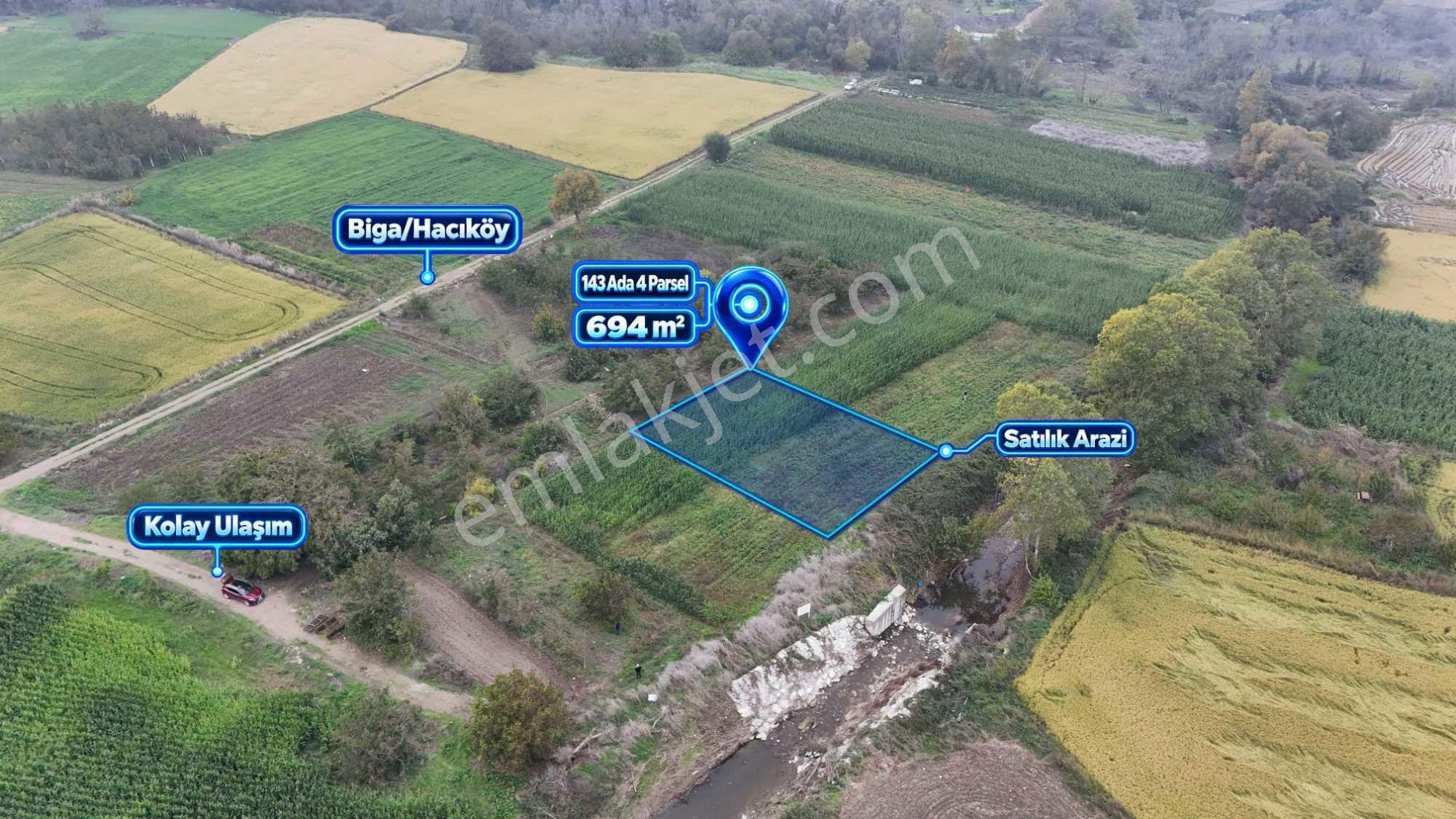 Biga Hacıköy’de 694 M² Satılık Fırsat Arazi — fotoğraf 7