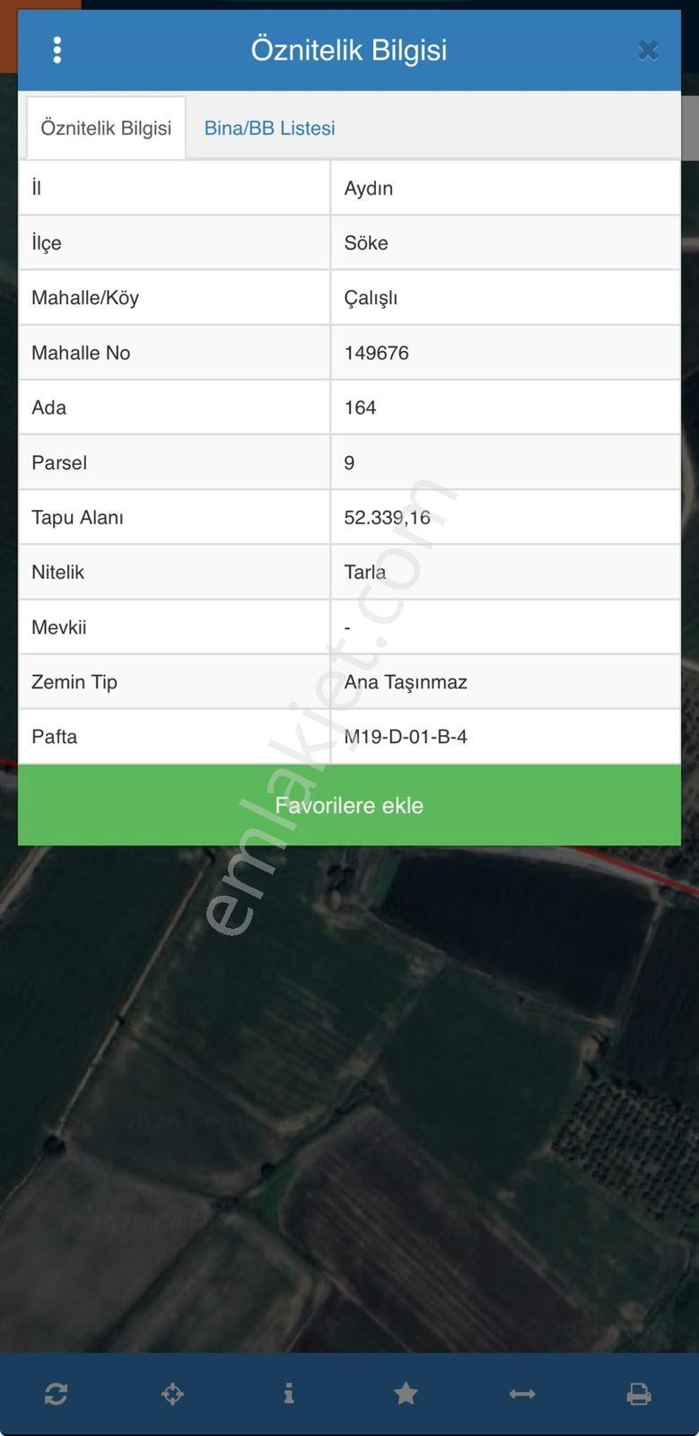 Aydın Söke Çalışlı Mah. Yola Sıfır 52.339 M² Satılık Tarla — fotoğraf 3