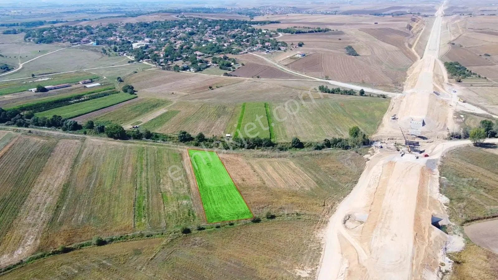 Kırklareli Babaeski'De Hızlı Tren Yanında 1.071 M2 Kupon Arazi !