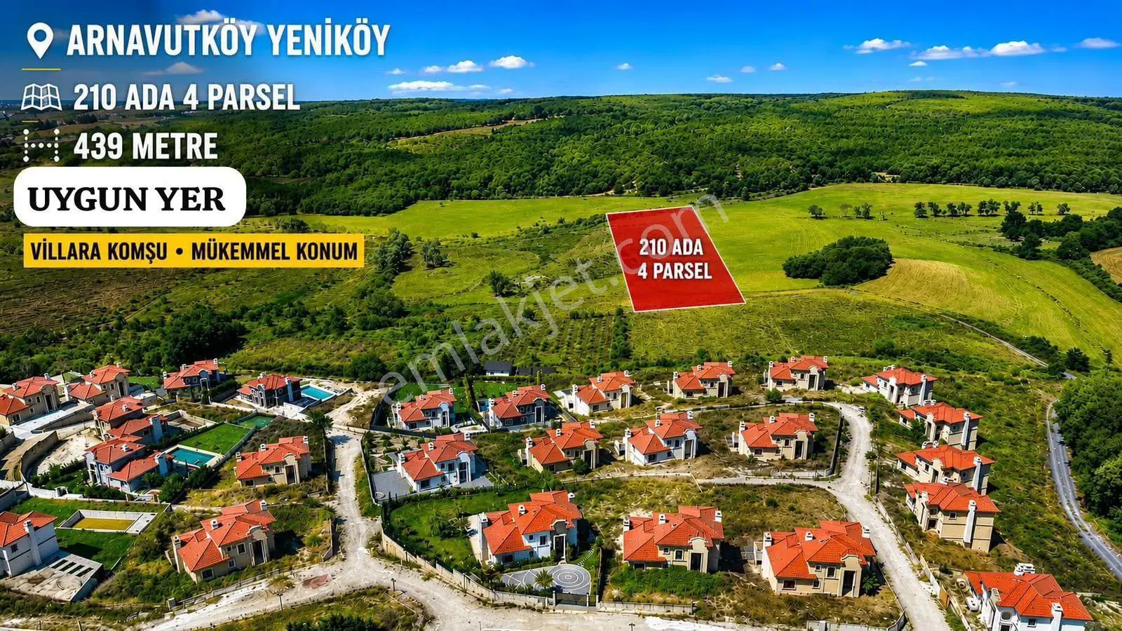 Yeniköy Kelepir 439M2 Fırsat Yatırım