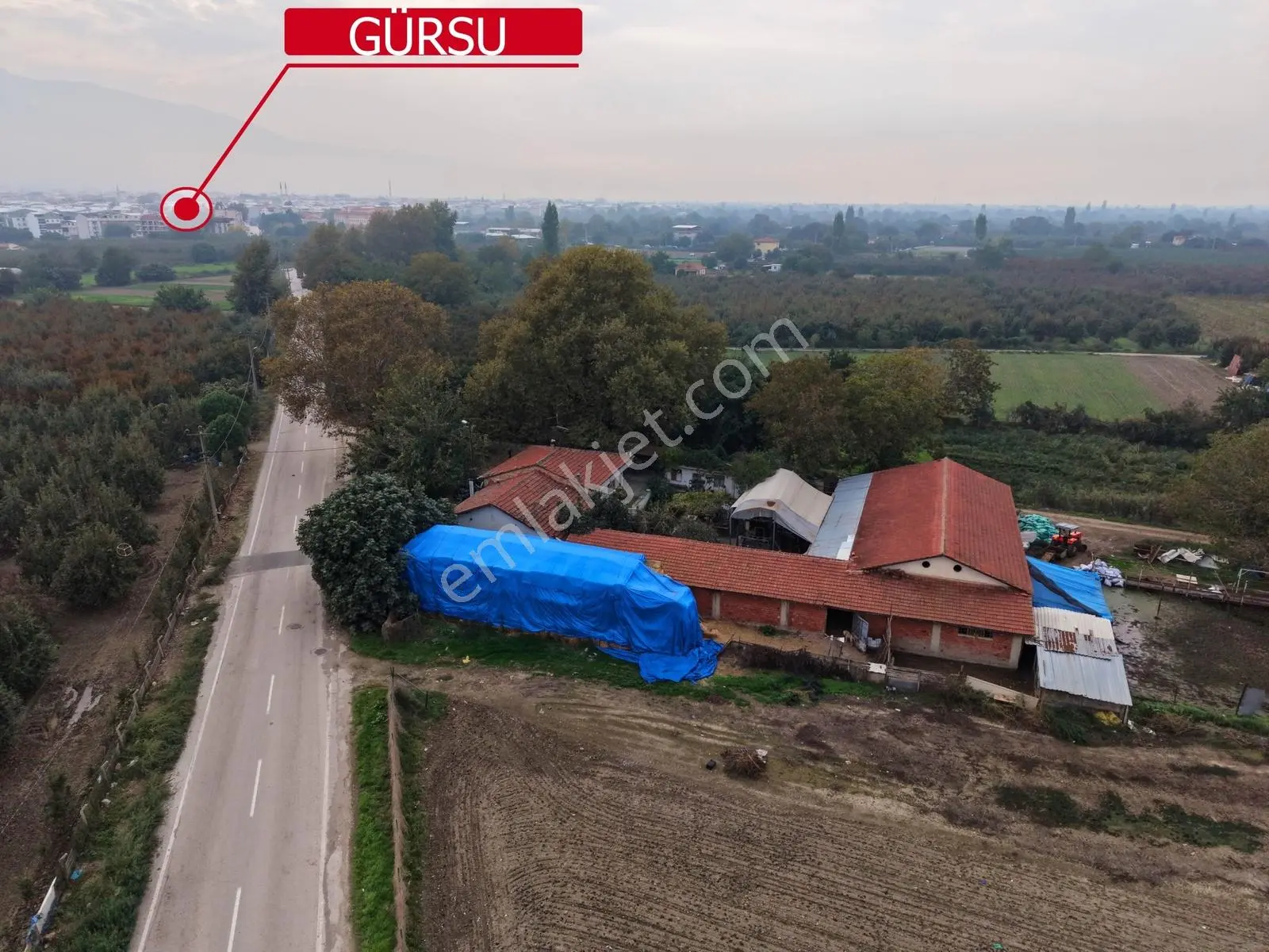 Gürsu Adaköy Yolu Üzerinde Satılık 8625m² Çiftlik Ve Arsası — fotoğraf 10