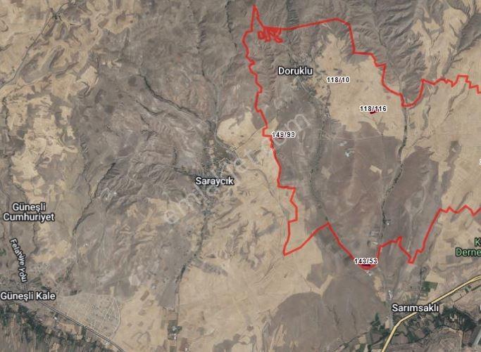 Şehre Yakın Doruklu Mah. Toplam 43.332 M2 Satılık Tarlalar
