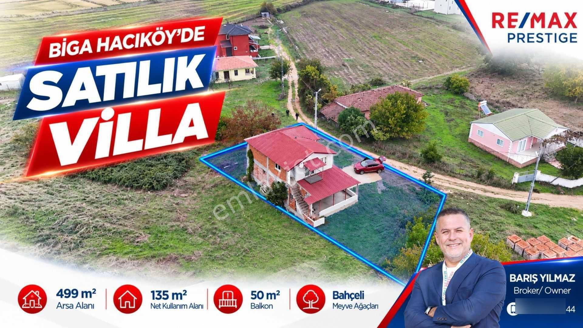 Biga Hacıköy’De 499 M² Arsa Üzerinde Satılık Villa
