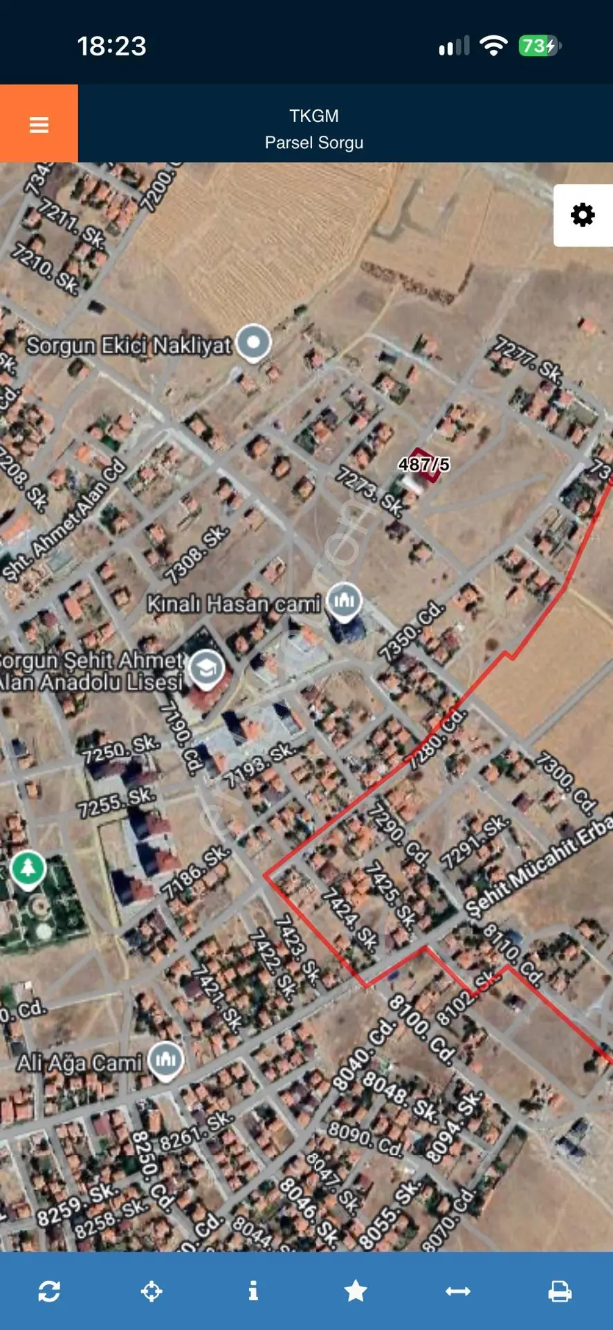 Sorgun Yenidoğan Mahallesi'Nde Satılık 690 M² Konut İmar Arsa