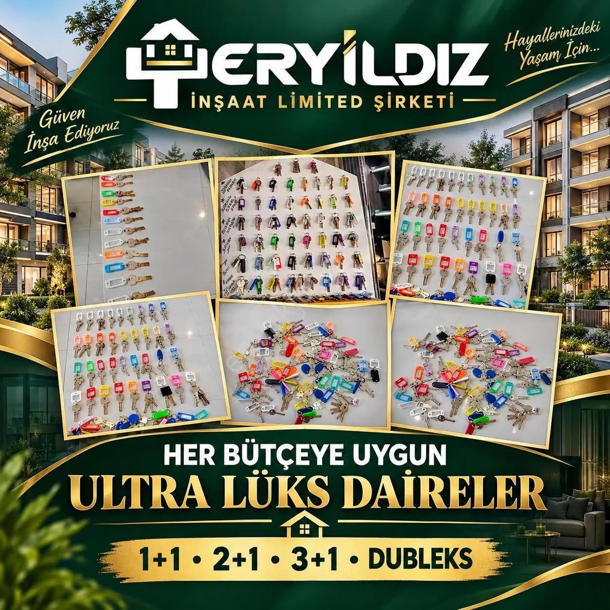 //eryıldız İnşaat//kendi Mülkümüz//merkezi Konumda//full+full//ultra//lüks//2+1'ler — fotoğraf 3