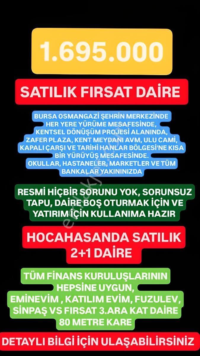 Merkezde Fırsat,Kentsel Dönüşüm Proje Alanında Çift Balkonlu 2+1