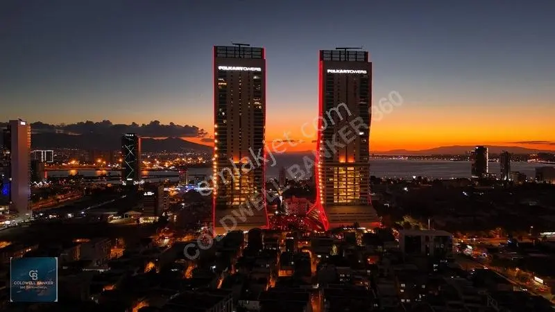 Folkart Towers B Kule Eşyalı Şehir Manzaralı 1+1 Satılık Daire — fotoğraf 3