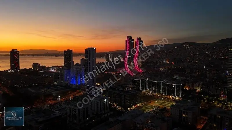 Folkart Towers B Kule Eşyalı Şehir Manzaralı 1+1 Satılık Daire — fotoğraf 29