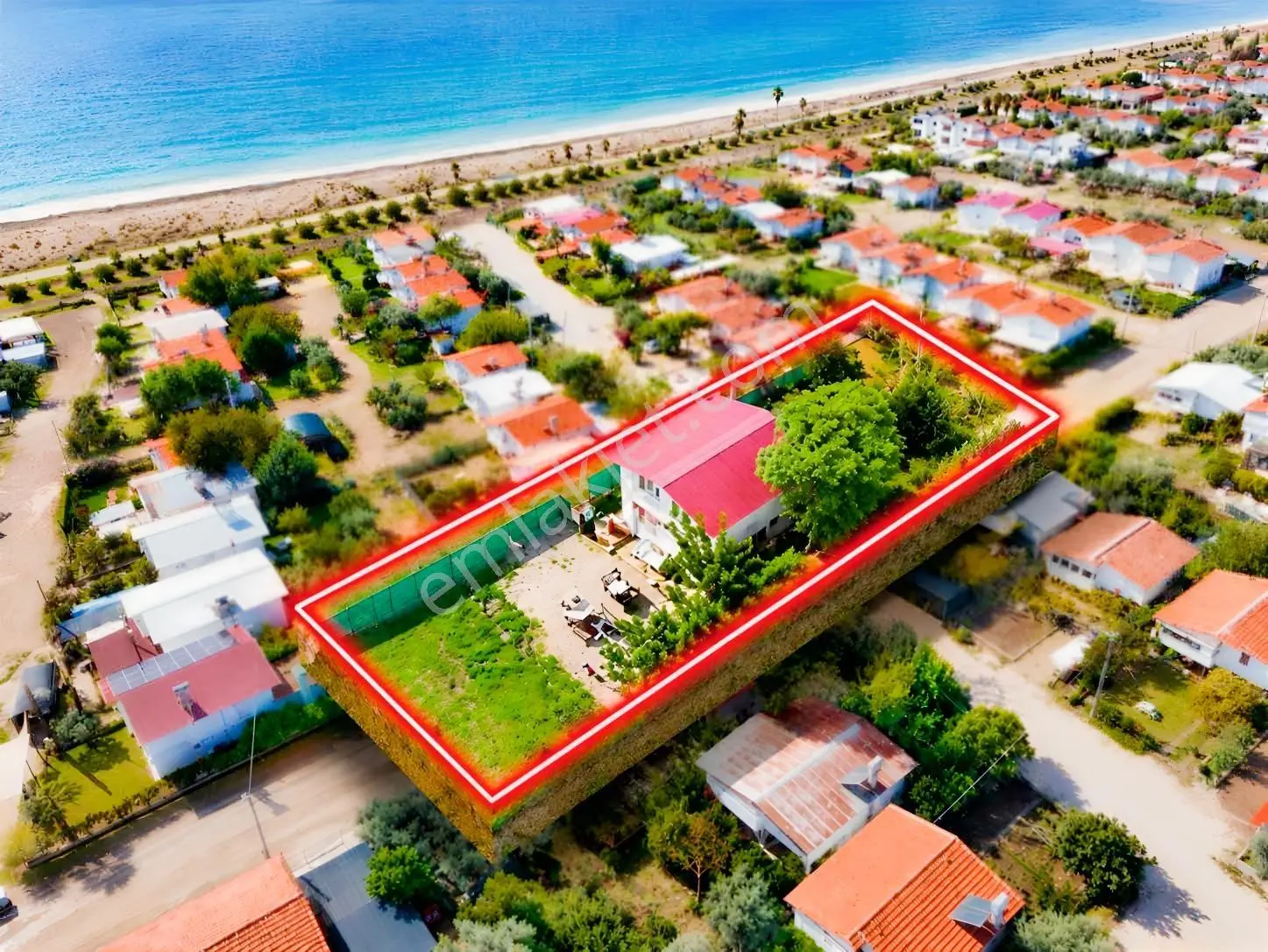 Kumluca Sahilinde Denizle İçiçe Satılık Yazlık Denızobası — fotoğraf 2