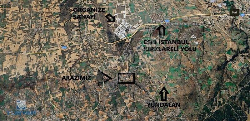 Kırklareli Merkez Yündalan'Da Yatırıma Uygun Satılık Tarla