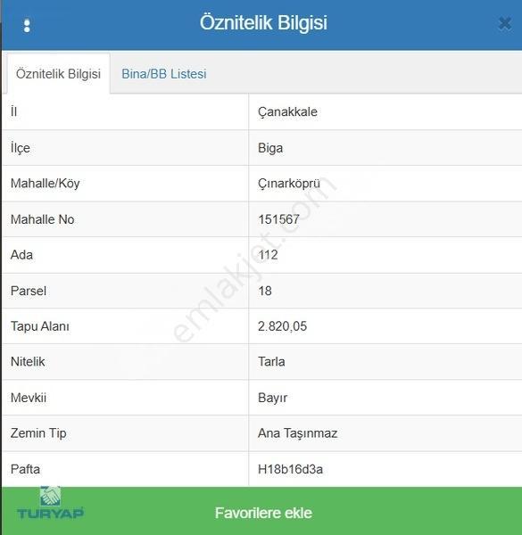 Biga Çınarköprüde 2.820 M² Satılık Yatırımlık Tarla — fotoğraf 9