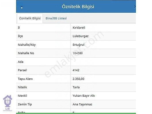 Lir Den Kırklareli Lüleburgaz Ertuğrul Köyünde Satılık Tarla! — fotoğraf 7
