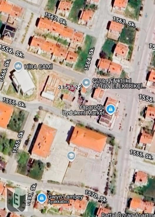 Uydukent Emlaktan %100 Kullanım Ticari Arsa