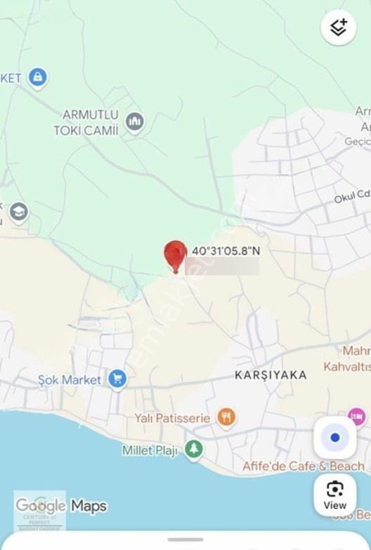 Yalova Armutlu Karşıyakada Villa İmarlı 491 M² Satılık Arsa — fotoğraf 3