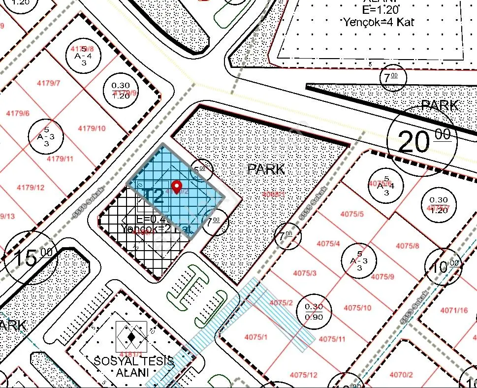 Paşacık Mahallesinde Satılık 1.054 M² Ticari Köşe Parsel Arsa